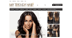 Desktop Screenshot of mytrendyhair.com