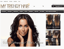 Tablet Screenshot of mytrendyhair.com